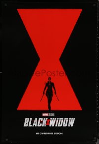 6s0954 BLACK WIDOW int'l teaser DS 1sh 2020 Scarlet Johansson as Natasha Romanoff, Marvel superhero!