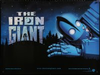 6s0613 IRON GIANT close-up style DS British quad 1999 modern classic, different robot artwork!