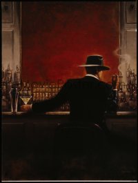 6s0251 BRENT LYNCH 24x32 Canadian commercial poster 2005 Cigar Bar, great smoking alcohol art!