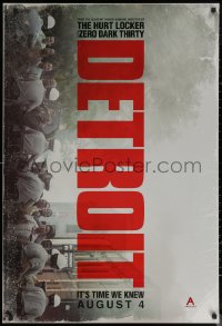 6s0996 DETROIT teaser DS 1sh 2017 Kathryn Bigelow, John Boyega, Poulter, version 1 horizontal design!