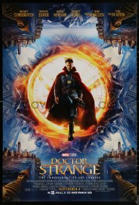 6s1002 DOCTOR STRANGE advance DS 1sh 2016 sci-fi image of Benedict Cumberbatch in the title role!