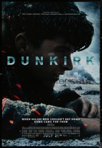 6s1005 DUNKIRK advance DS 1sh 2017 Christopher Nolan, Tom Hardy, Murphy, different close-up!
