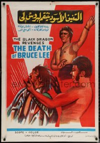 6s0797 BLACK DRAGON'S REVENGE Egyptian poster 1975 cool completely different Brucesploitation art!