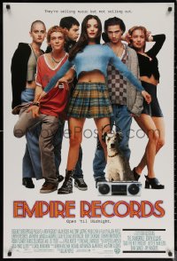 6s1013 EMPIRE RECORDS DS 1sh 1995 Liv Tyler, Anthony LaPaglia, Renee Zellweger, Ethan Embry!