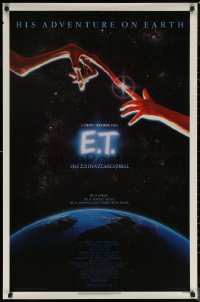 6s1007 E.T. THE EXTRA TERRESTRIAL studio style 1sh 1982 Steven Spielberg classic, John Alvin art!
