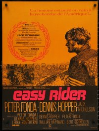 6s0531 EASY RIDER French 23x31 R1980s Peter Fonda, motorcycle biker classic directed by Dennis Hopper