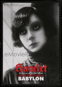 6s0458 HAMLET German R2018 great close-up image of Asta Nielsen in the title role!