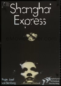 6s0463 SHANGHAI EXPRESS German R1970 Josef von Sternberg, cool image of Marlene Dietrich and clock!