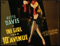 6s0010 GIRL FROM 10th AVENUE S2 poster 1998 incredible artwork of sexy smoking Bette Davis!