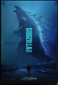 6s1039 GODZILLA: KING OF THE MONSTERS teaser DS 1sh 2019 great full-length image of the creature!