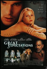 6s1043 GREAT EXPECTATIONS style B DS 1sh 1998 Gwyneth Paltrow, Ethan Hawke, Robert De Niro, Bancroft!