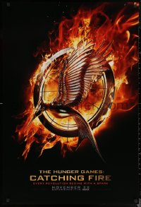 6s1065 HUNGER GAMES: CATCHING FIRE teaser DS 1sh 2013 every revolution begins with a spark!