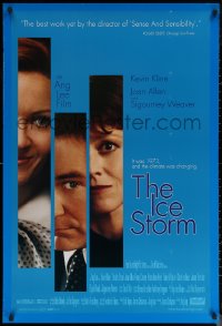6s1070 ICE STORM 1sh 1997 directed by Ang Lee, Kevin Kline, Joan Allen, Sigourney Weaver