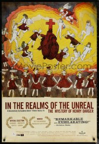 6s1072 IN THE REALMS OF THE UNREAL 1sh 2004 Jessica Yu, life of outsider artist Henry Darger!