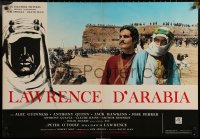 6s0501 LAWRENCE OF ARABIA Italian 26x37 pbusta R1970s David Lean classic, 7 Oscars, O'Toole, Sharif!