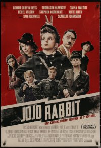 6s1094 JOJO RABBIT advance DS Canadian 1sh 2019 Roman Griffin David in title role, Waititi as Hitler