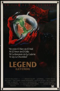 6s1116 LEGEND int'l Spanish language 1sh 1986 Cruise, Ridley Scott, cool fantasy artwork by Alvin!