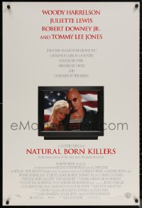 6s1156 NATURAL BORN KILLERS DS 1sh 1994 Oliver Stone, Woody Harrelson & Juliette Lewis on TV!