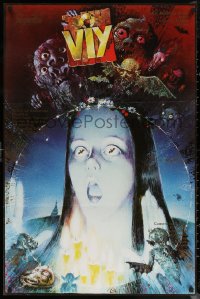 6s0781 VIY OR SPIRIT OF EVIL export Russian 28x39 R1980s wild, completely different horror art!