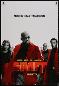 6s1211 SHAFT teaser DS 1sh 2019 Samuel L. Jackson in the title role, he's more than you can handle!