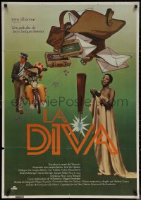 6s0572 DIVA Spanish 1981 Jean Jacques Beineix, Frederic Andrei, a new kind of French New Wave!