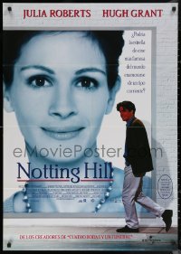 6s0587 NOTTING HILL Spanish 1999 huge image of Julia Roberts, Hugh Grant!