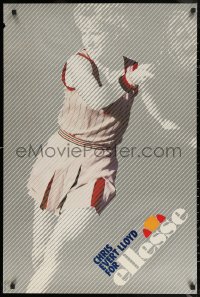 6s0180 ELLESSE 24x36 advertising poster 1980s great art image of Chris Everett Lloyd playing tennis!