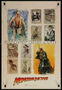 6s0344 INDIANA JONES & THE KINGDOM OF THE CRYSTAL SKULL teaser 14x20 special poster 2008 Harrison Ford!