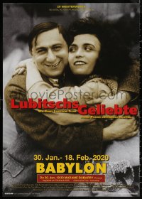 6s0071 LUBITSCHS GELIEBTE 24x33 German film festival poster 2020 the director with sexy Pola Negri!