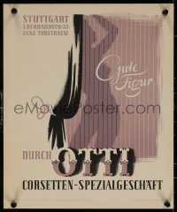 6s0367 OTTI 12x15 German special poster 1950s Walter Muller art!