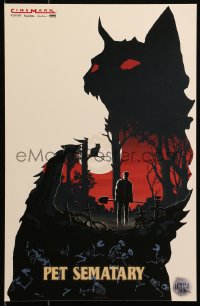 6s0095 PET SEMATARY mini poster 2019 Stephen King horror remake, sometimes dead is better!