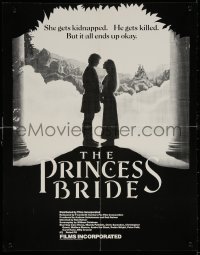 6s0374 PRINCESS BRIDE 17x22 special poster 1987 Rob Reiner classic, Cary Elwes saves Robin Wright!