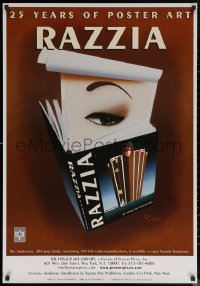 6s0192 RAZZIA 27x39 advertising poster 2007 Mickey Ross poster art compilation book!