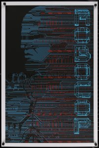 6s0117 ROBOCOP signed #210/330 24x36 art print 2012 by artist Todd Slater, 1st edition!