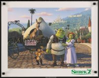 6s0118 SHREK 2 #1127/3450 foil 18x23 art print 2004 CGI fairy tale characters!