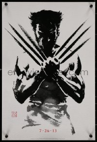 6s0099 WOLVERINE style A mini poster 2013 art of Hugh Jackman in title role by Suren Galadjian!
