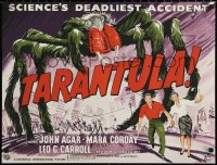 6s0011 TARANTULA S2 poster 2000 great horror art of town running from 100 ft spider monster!