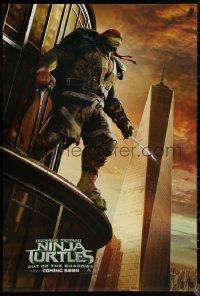 6s1247 TEENAGE MUTANT NINJA TURTLES OUT OF THE SHADOWS int'l teaser DS 1sh 2016 image of Raphael!