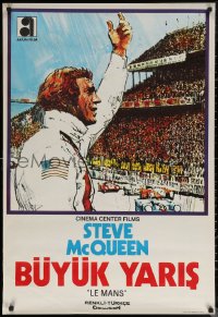 6s0442 LE MANS Turkish 1973 best classic Tom Jung artwork of race car driver Steve McQueen!
