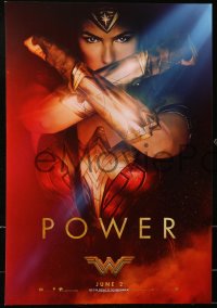 6s0100 WONDER WOMAN group of 3 mini posters 2017 sexiest Gal Gadot in title role & as Diana Prince!