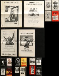 6t0119 LOT OF 30 UNCUT PRESSBOOKS 1970s-1980s advertising for a variety of different movies!