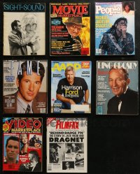 6t0198 LOT OF 8 MAGAZINES 1960s-2010s Sound & Sound, Movie Marketplace, People, Filmfax & more!
