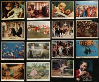 6t0721 LOT OF 16 COLOR 8X10 STILLS 1950s-1980s great scenes from a variety of different movies!