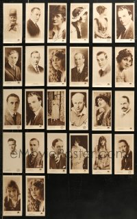 6t0754 LOT OF 26 PARAMOUNT PICTURES 4X8.5 PHOTOS 1910s great portraits of silent stars!