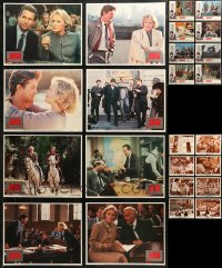 6t0454 LOT OF 48 LOBBY CARDS 1960s-1980s complete sets from a variety of different movies!