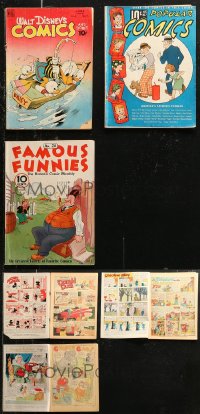 6t0171 LOT OF 3 COMIC BOOKS 1936-1948 Walt Disney's Donald Duck & America's Famous Funnies!