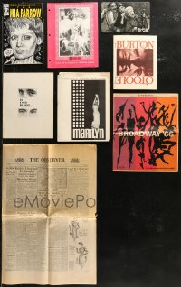 6t0574 LOT OF 8 MISCELLANEOUS ITEMS 1940s-1990s a variety of cool movie images!