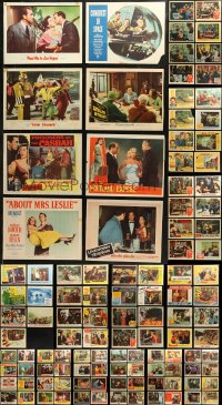 6t0408 LOT OF 119 1950S LOBBY CARDS 1950s incomplete sets from a variety of different movies!