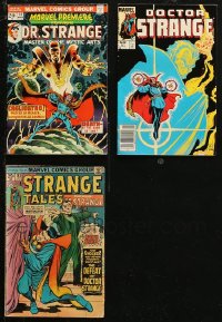 6t0170 LOT OF 3 DR. STRANGE COMIC BOOKS 1970s-1980s Marvel Comics, Master of the Mystic Arts!