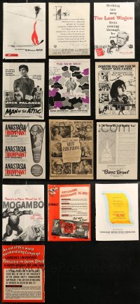 6t0510 LOT OF 31 TRADE ADS 1940s-1970s great images from a variety of different movies!